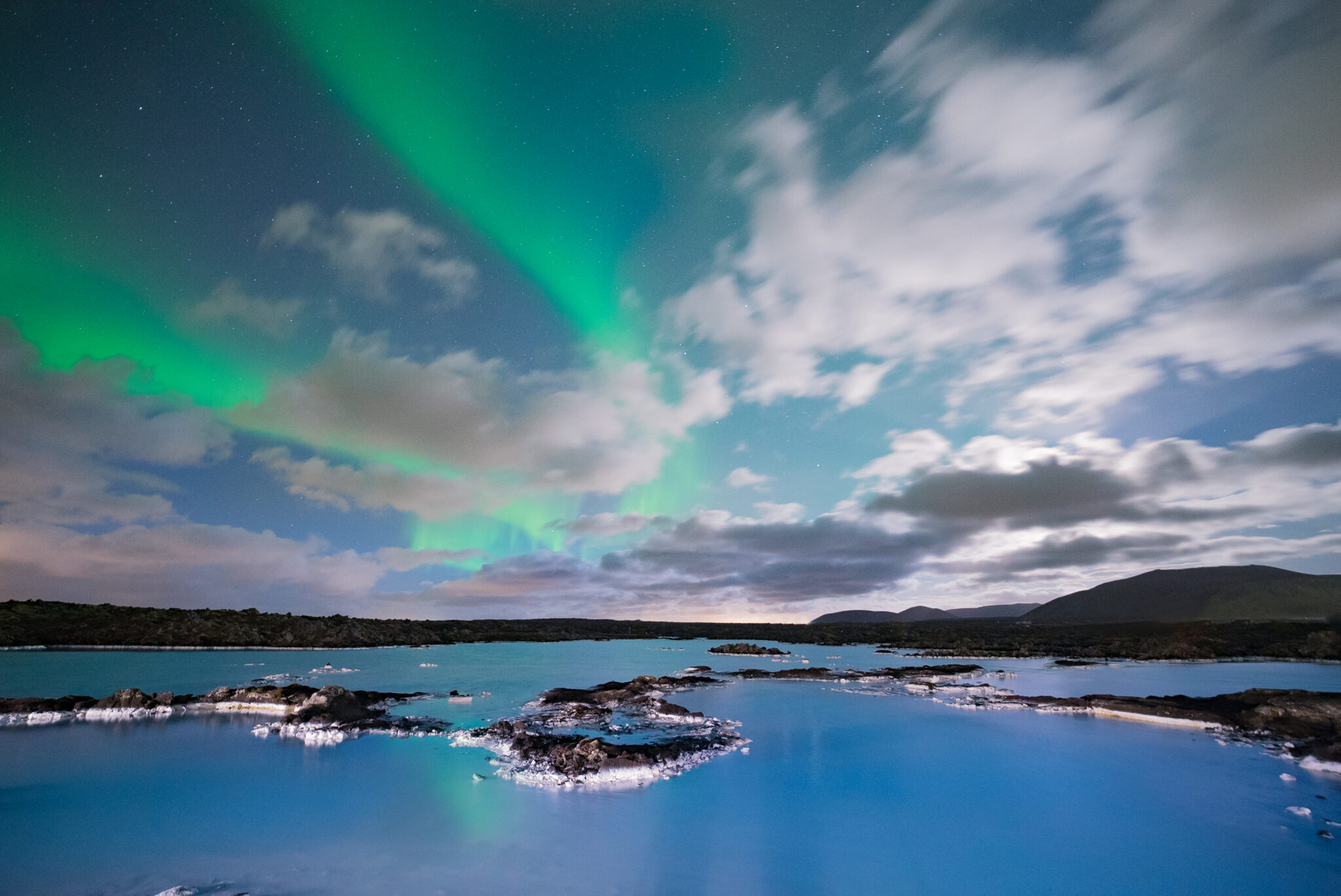 Blue Lagoon Premium Print A4 Aurora Reykjavik