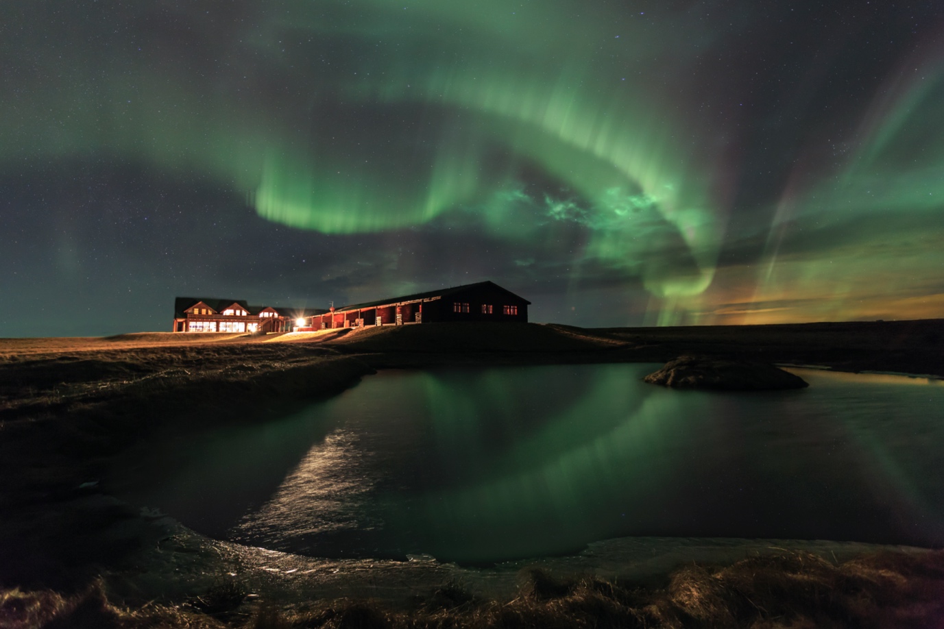 iceland northern lights holidays igloo hotel