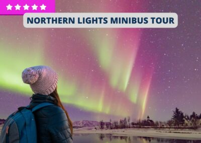 NORTHERN LIGHTS MINIBUS TOUR WITH PHOTOS, HOT CHOCOLATE AND KLEINA