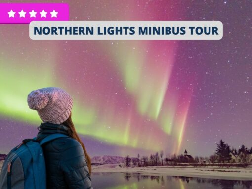 NORTHERN LIGHTS MINIBUS TOUR WITH PHOTOS, HOT CHOCOLATE AND KLEINA