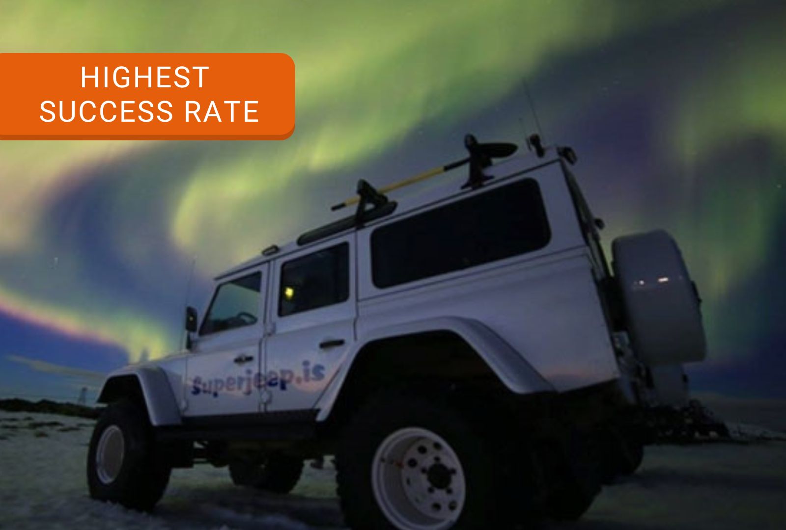 Northern Lights Superjeep Tour from Reykjavik with free Pickup