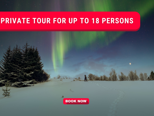 NORTHERN LIGHTS PRIVATE  GROUP TOUR FOR UP TO 18 GUESTS