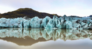 View over Sólheimajökull glacier