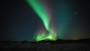 Northern lights over Iceland