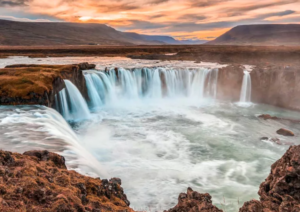 Goðafoss waterfall