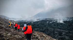 Volcano hike on Reykjanes peninsula