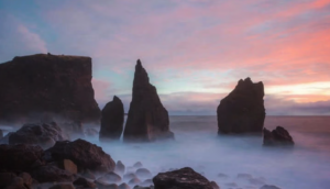 Ocean cliffs on Reykjanes peninsula