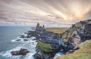 Ocean cliffs on Snæfellsnes peninsula