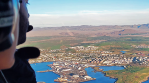 Departure from Reykjavík