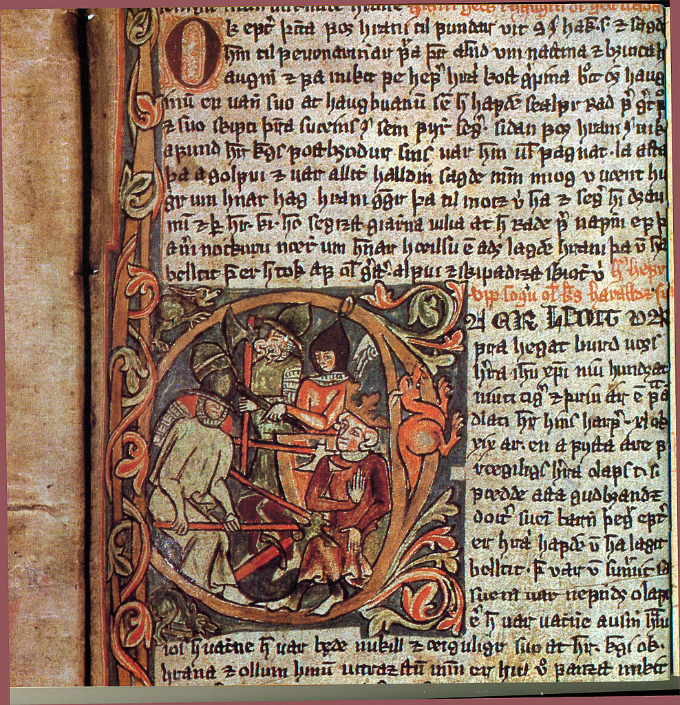 Red Northern Lights over Iceland