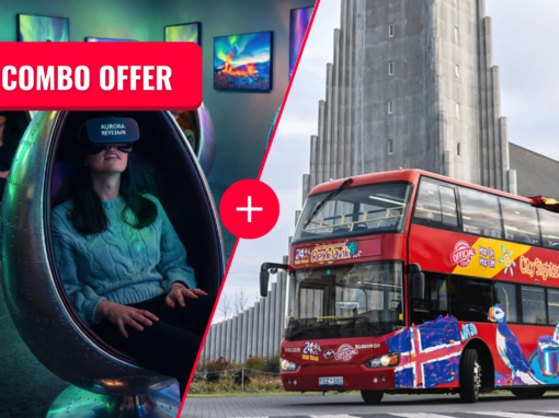 COMBO OFFER: AURORA REYKJAVÍK AND HOP-ON HOP-OFF CITY SIGHTSEEING BUS